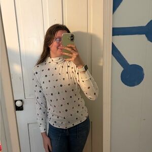 headliners vintage Christmas turtle neck long sleeve